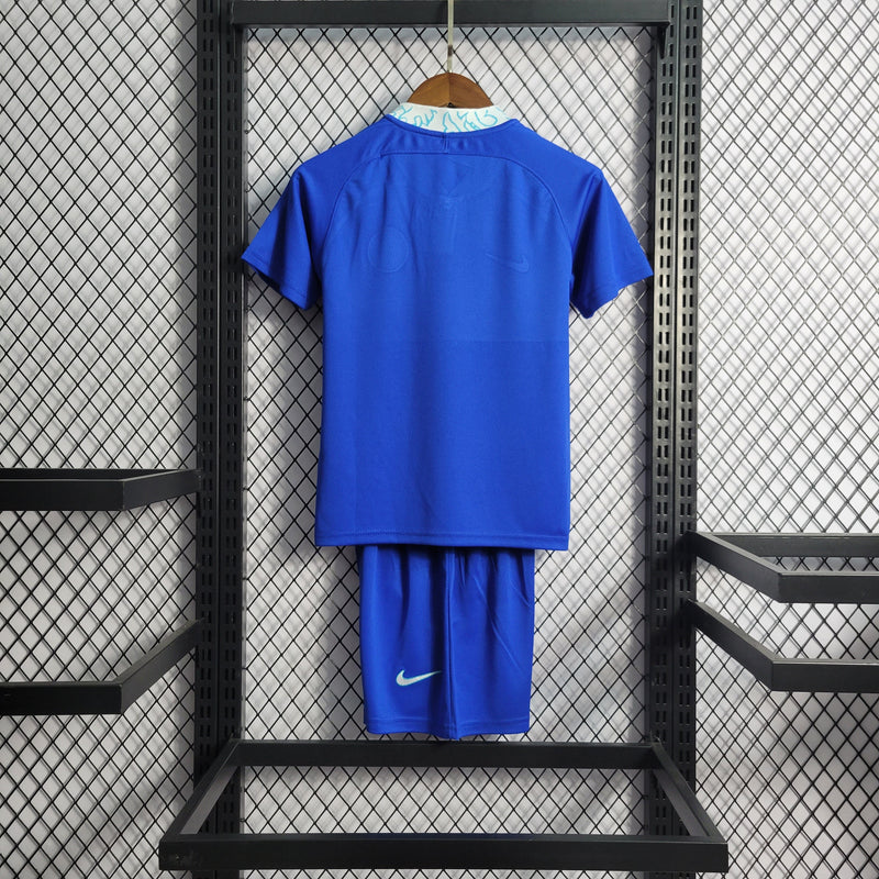 Kit Infantil Chelsea I 22/23 Nike - Azul