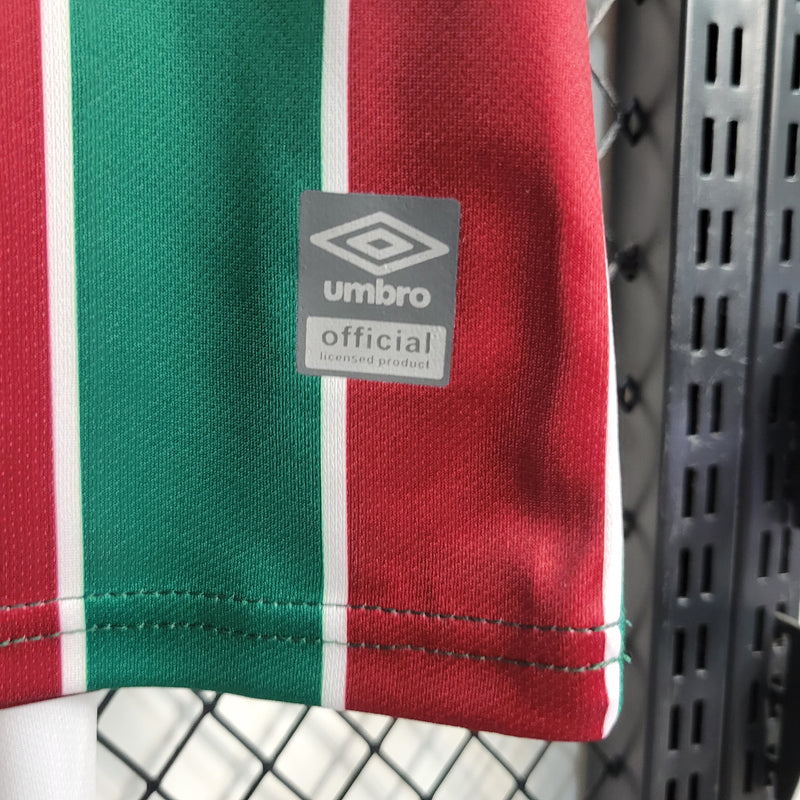 Kit Infantil Fluminense I 23/24 Umbro - Grená e Verde