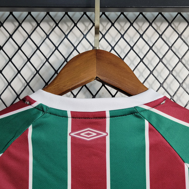 Kit Infantil Fluminense I 23/24 Umbro - Grená e Verde