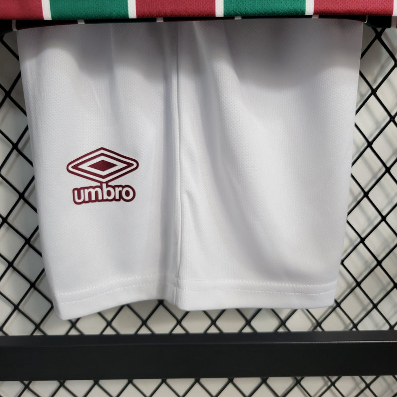 Kit Infantil Fluminense I 23/24 Umbro - Grená e Verde