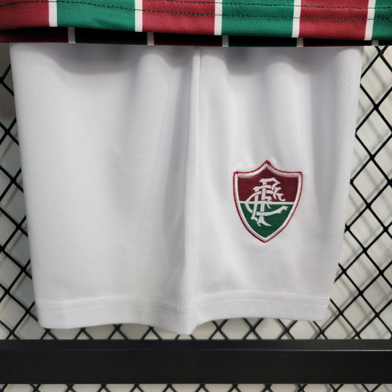 Kit Infantil Fluminense I 23/24 Umbro - Grená e Verde