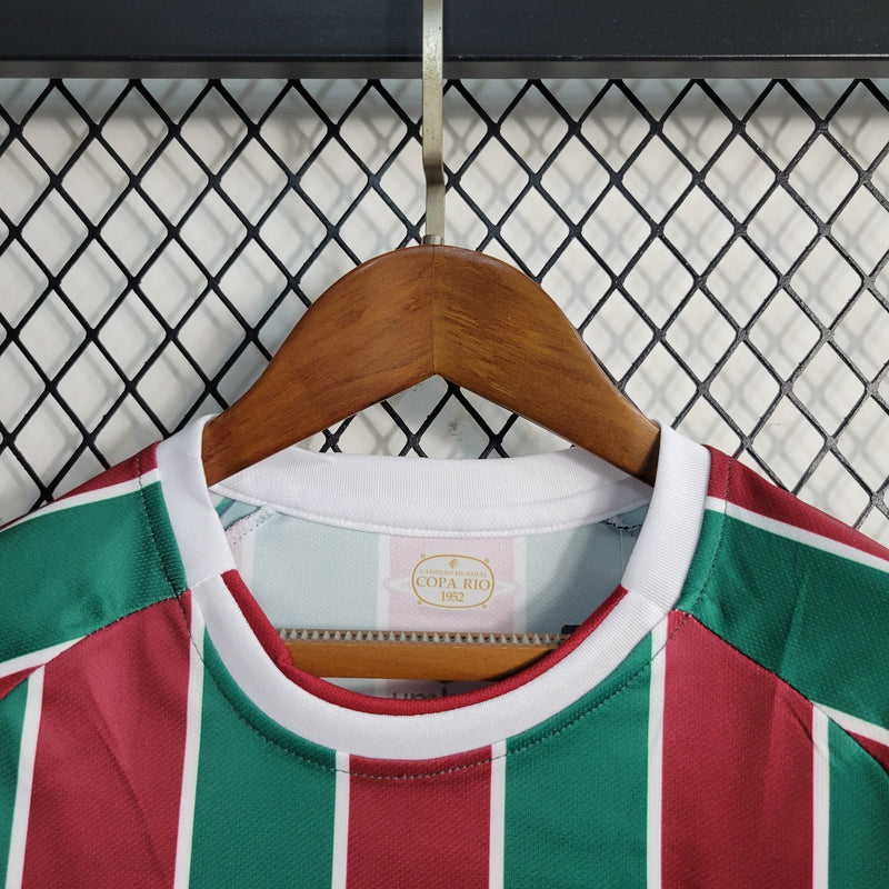 Kit Infantil Fluminense I 23/24 Umbro - Grená e Verde