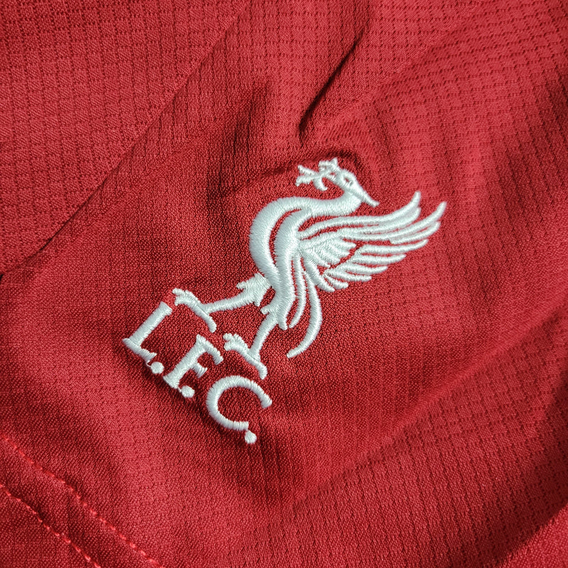 Kit Infantil Liverpool I 22/23 Nike - Vermelha