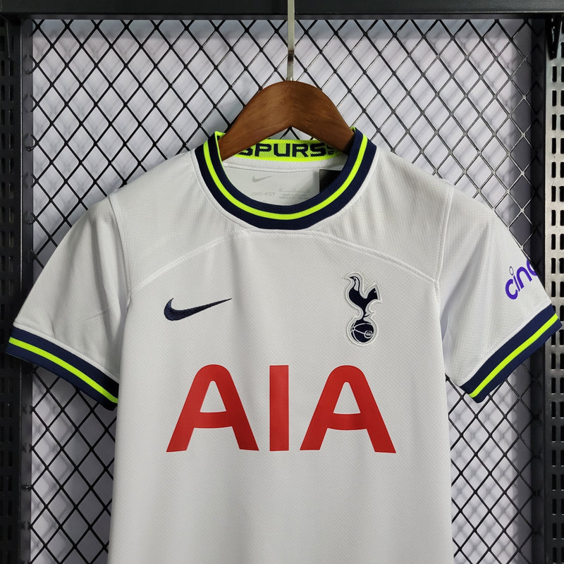 Kit Infantil Tottenham I 22/23 Nike - Branca