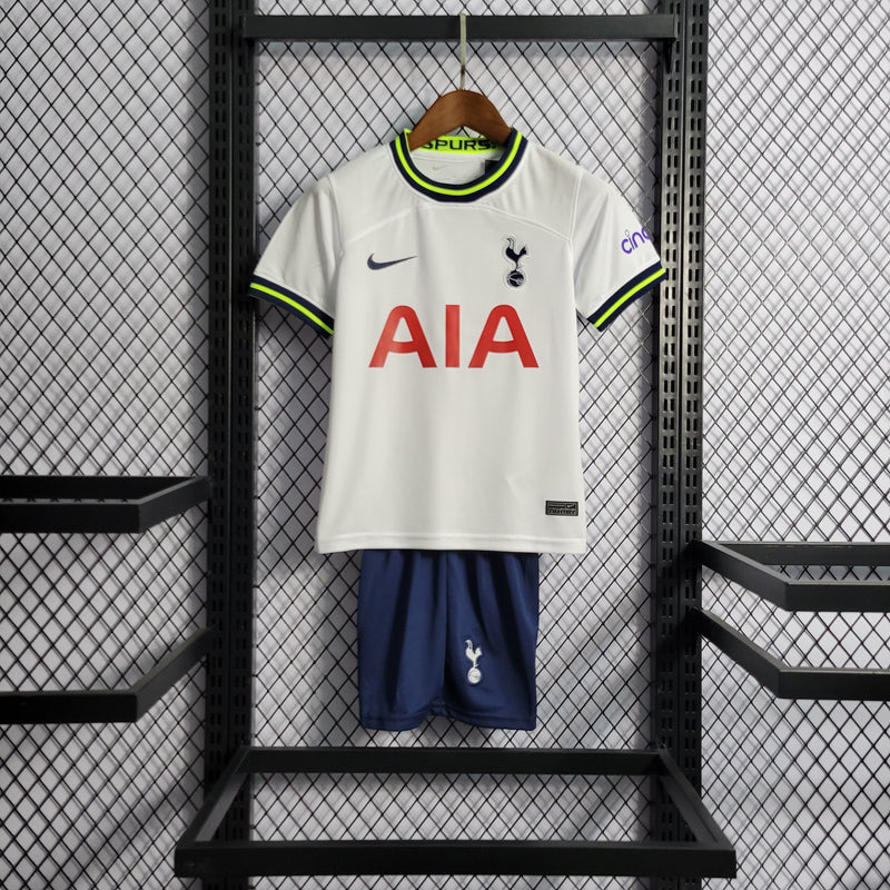 Kit Infantil Tottenham I 22/23 Nike - Branca