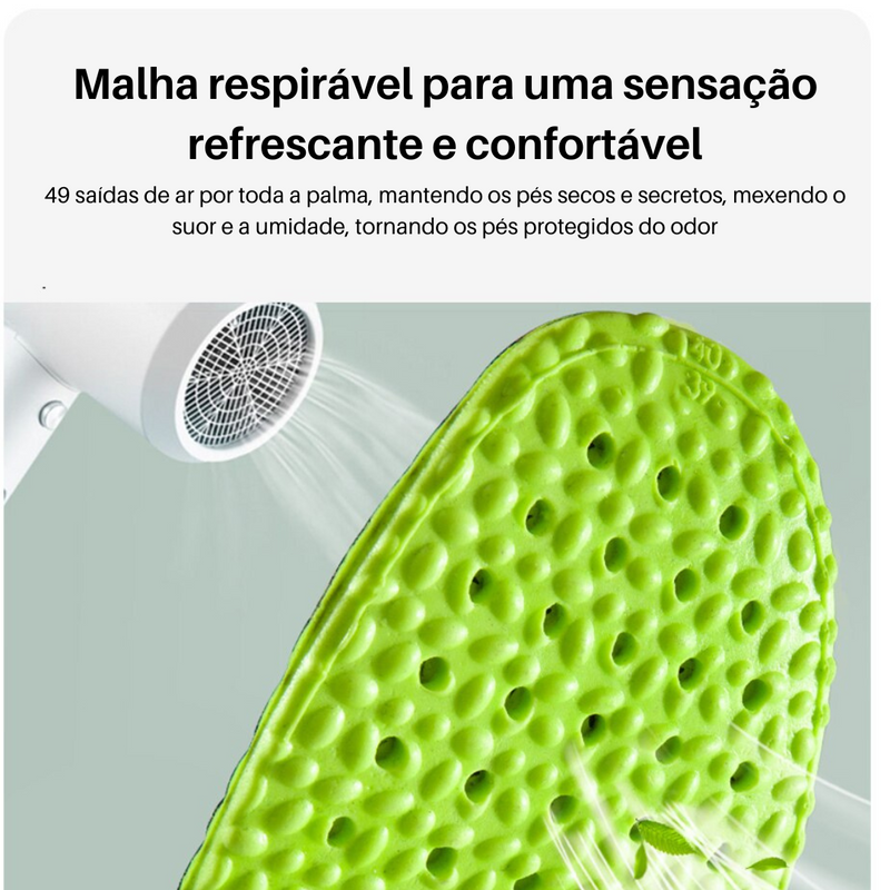 Palmilha Respirável de Absorção de Choque Esportivo para Homens e Mulheres